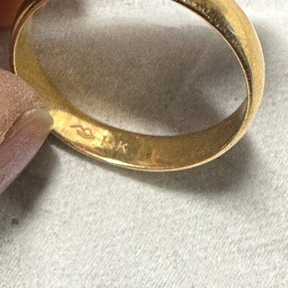 Vintage 14K Gold Women's Ring-wedding band - Picture 7 of 14
